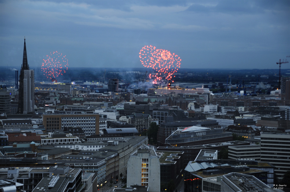 Feuerwerk zum Abschied von Queen Elizabeth