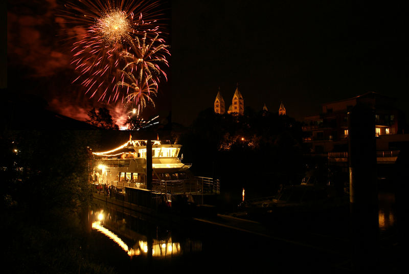 Feuerwerk, zum Brezelfest ,Speyer