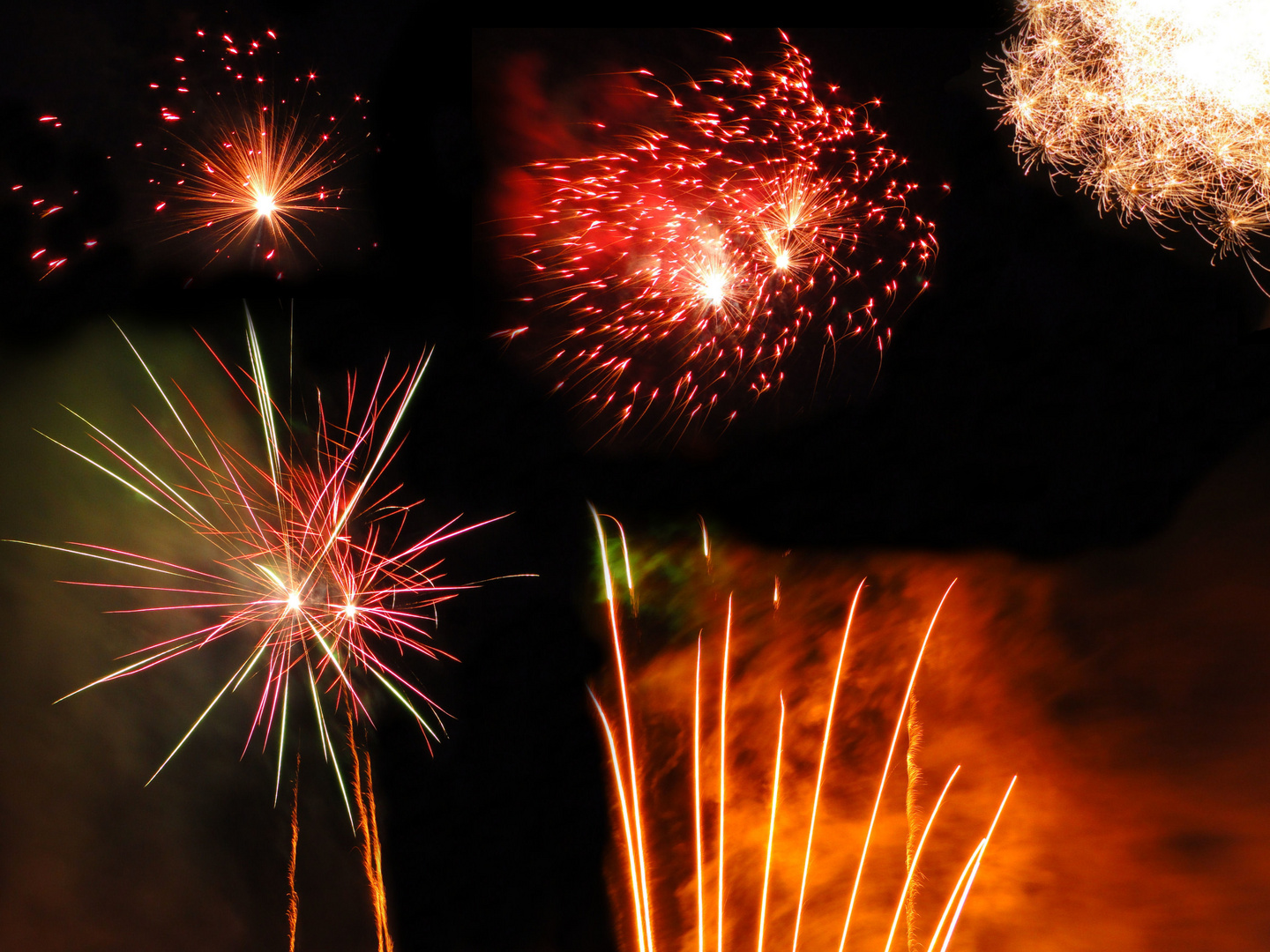 feuerwerk zum Dorffest