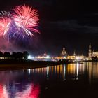 Feuerwerk zum Dresdner Stadtfest 2013