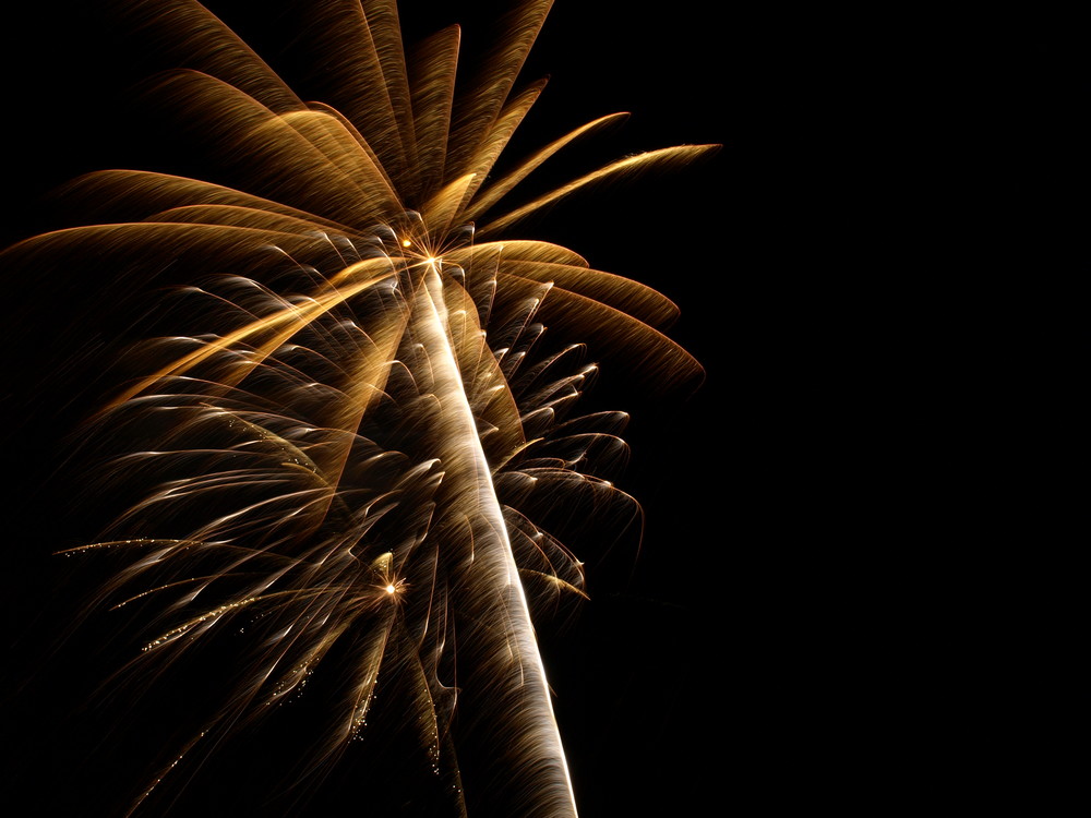 Feuerwerk zum dritten