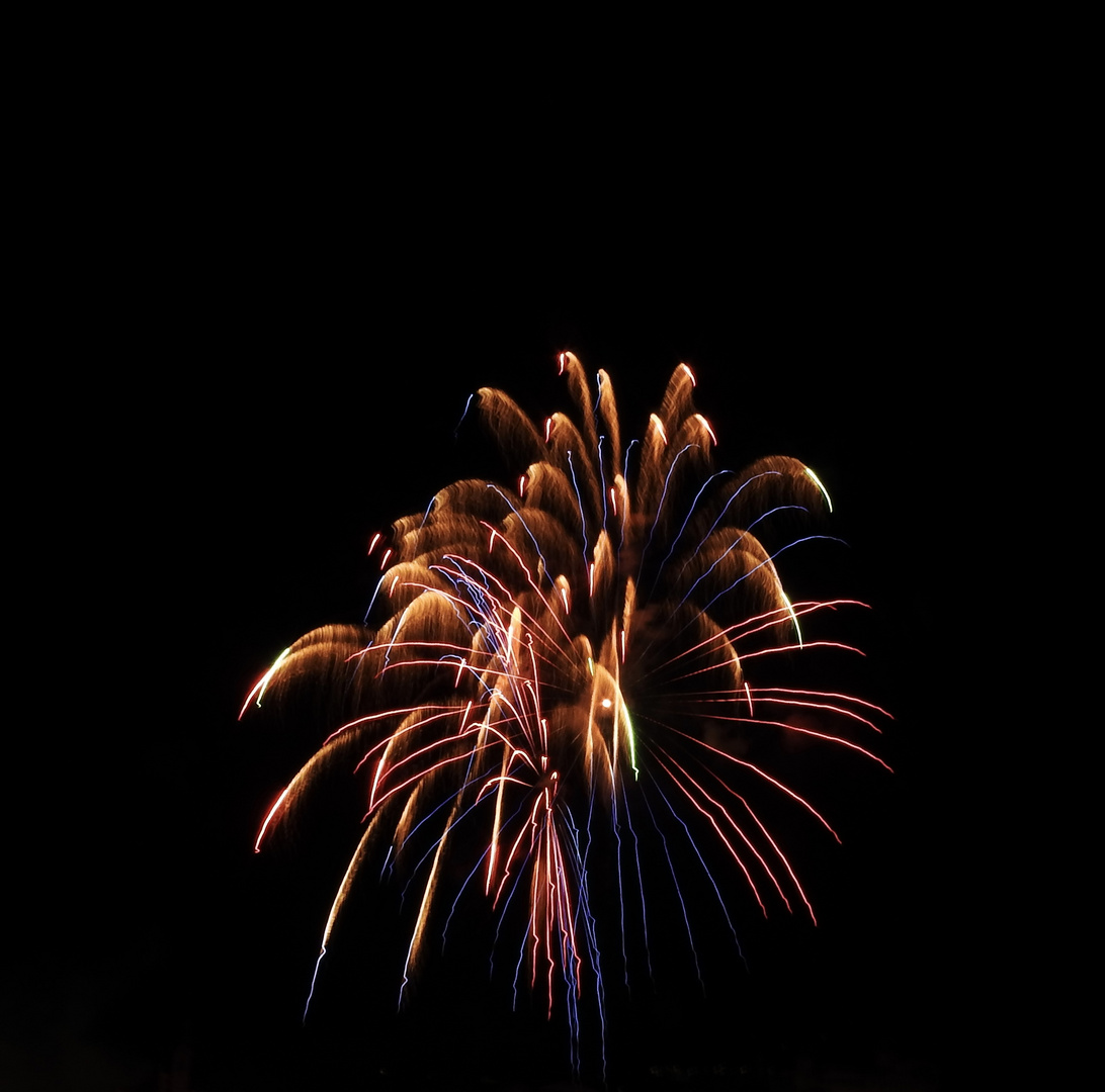 Feuerwerk zum Fasnachtsende 