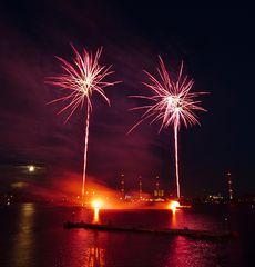 Feuerwerk zum Geburtstag der kleinen Meerjungfrau