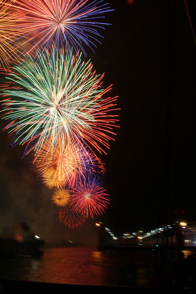 Feuerwerk zum Hafengeburtstag
