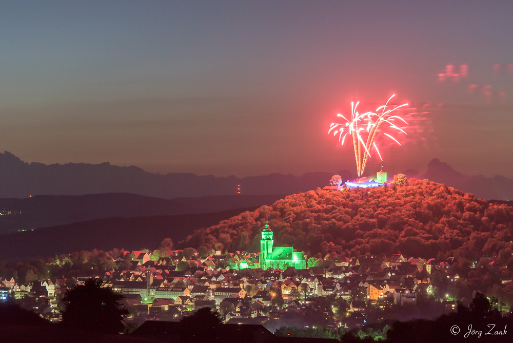 Feuerwerk zum Homberger Lichterfest I