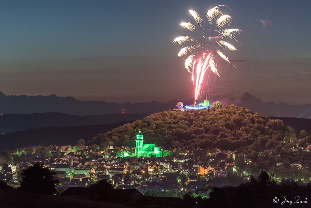 Feuerwerk zum Homberger Lichterfest II