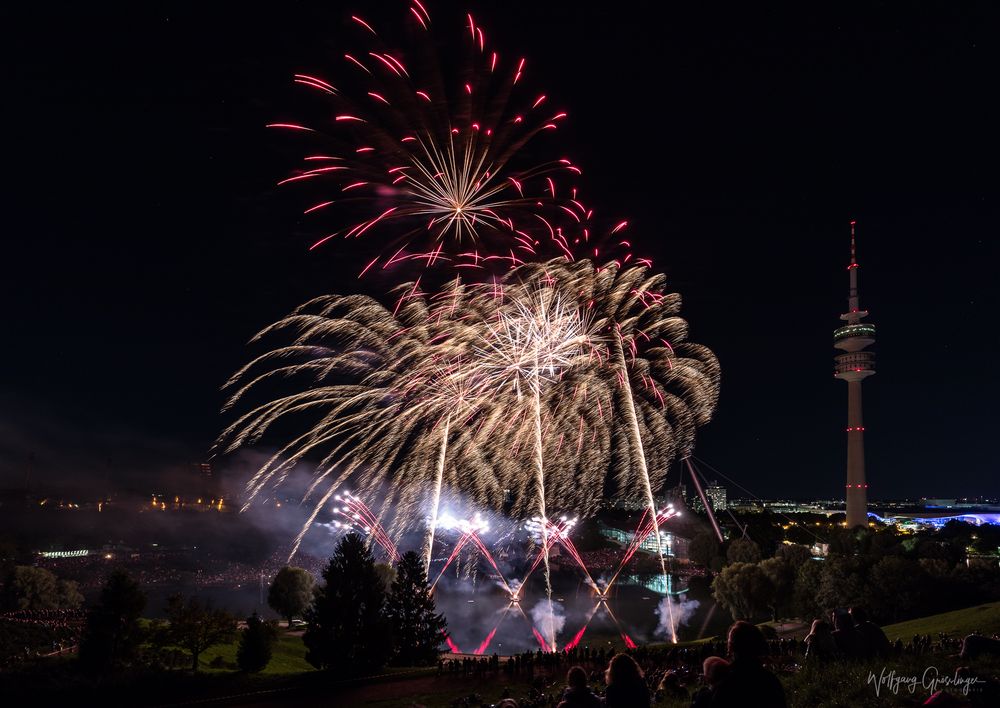Feuerwerk zum IMPARK Sommerfest 2019