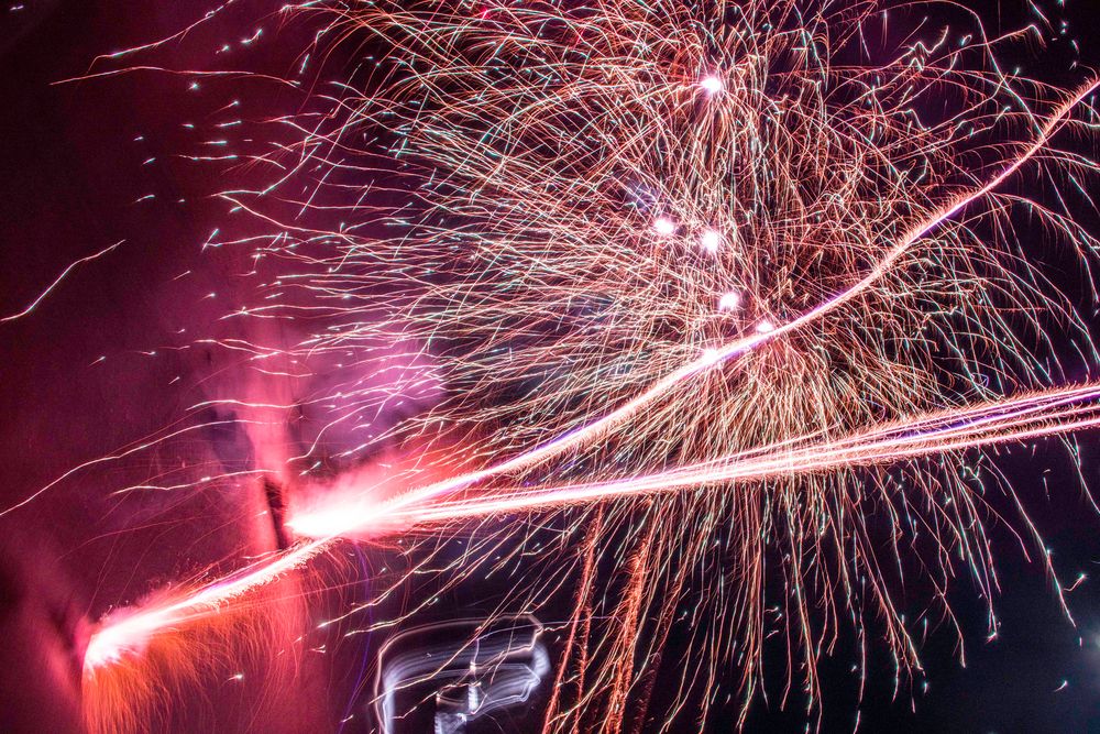 Feuerwerk zum Jahreswechsel