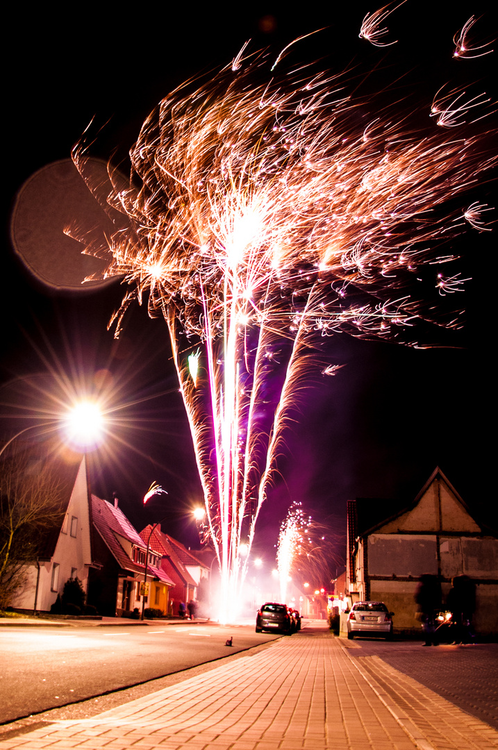 Feuerwerk zum Jahreswechsel