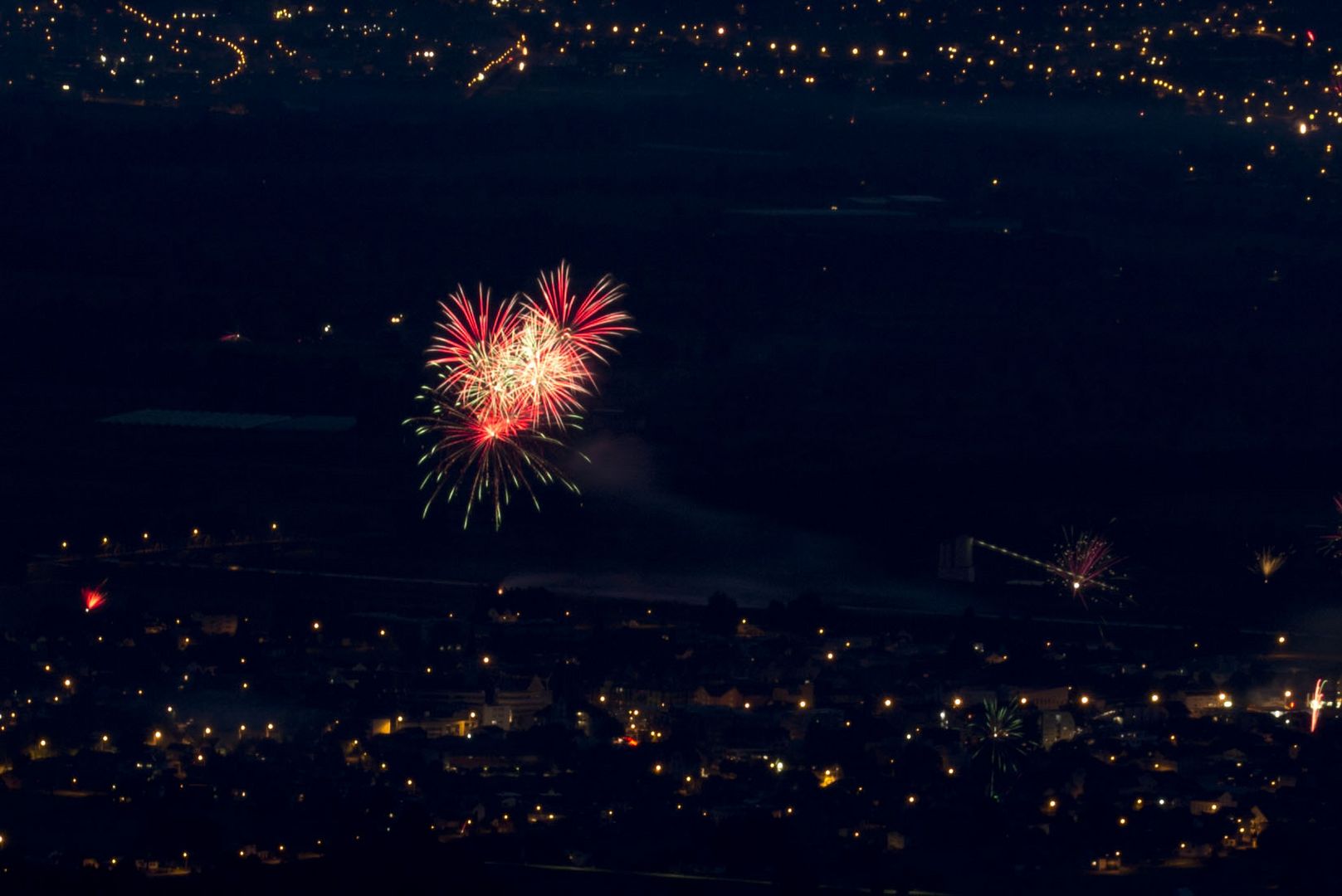 Feuerwerk zum Nationalfeiertag