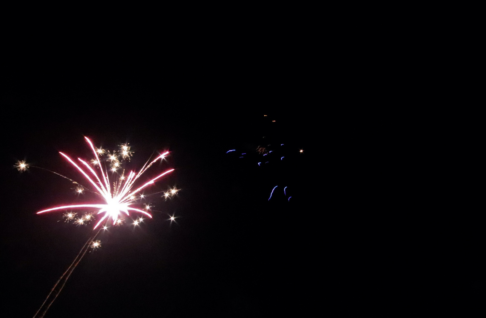 Feuerwerk zum Neujahr