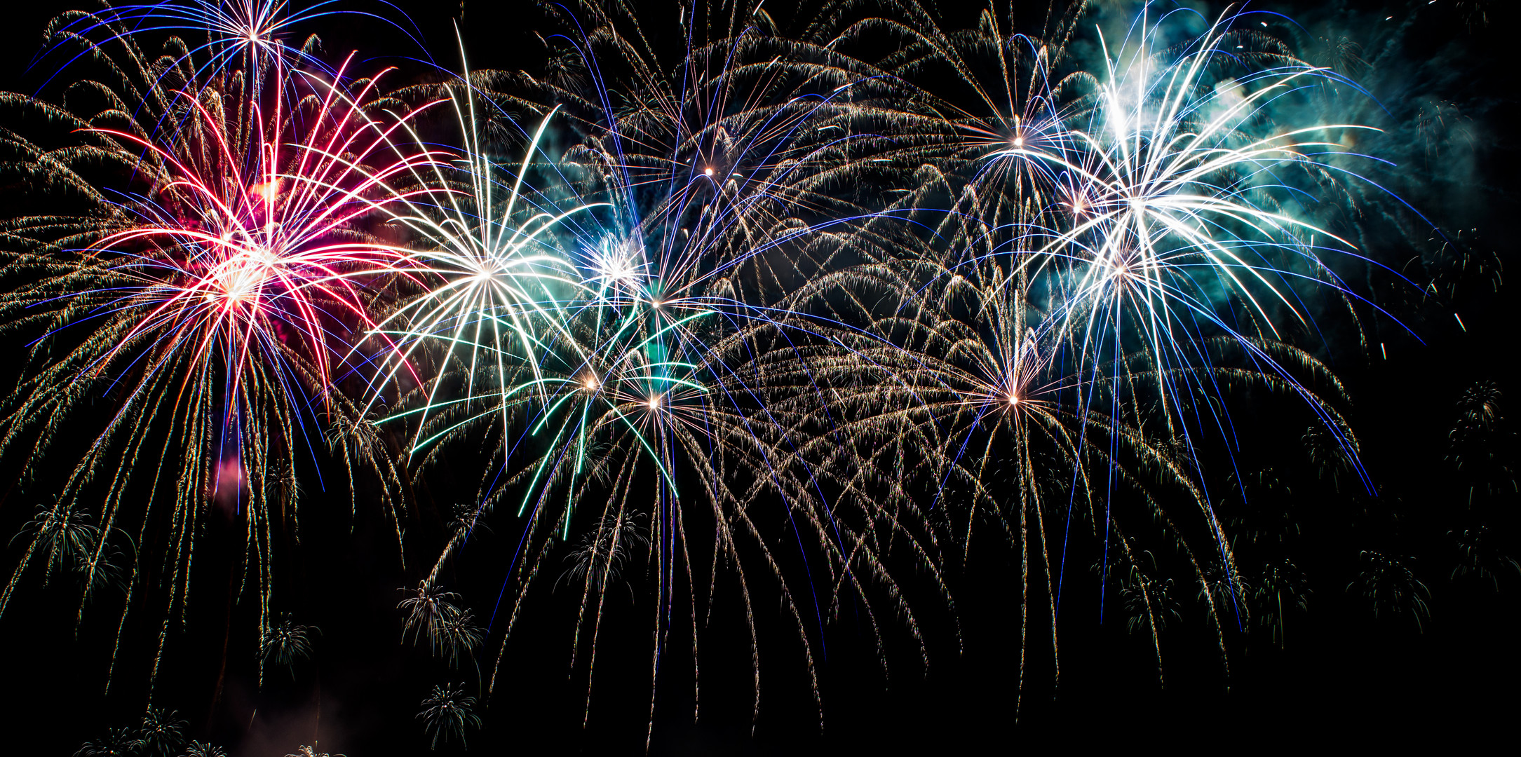 Feuerwerk zum Stadtfest