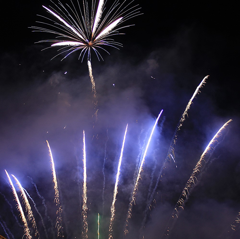 Feuerwerk zum Wiesenmarkt