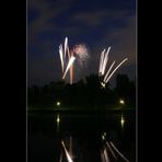 Feuerwerk zur 20 Jahrfeier  - Tollwood Sommerfestival - München