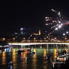 Feuerwerk zur Bundesfeier am Rhein 2017