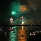 Feuerwerk zur Bundesfeier am Rhein 2017