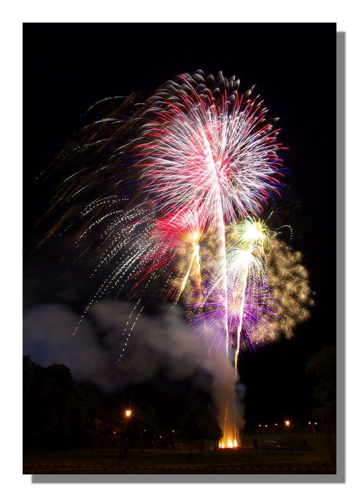 Feuerwerk zur Frühjahrsmess in Karlsruhe 1