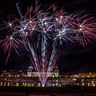 Feuerwerk zur Riverboat Shuffle 2013 in Dresden