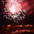 Feuerwerk zur Schlössernacht 2017 in Dornburg