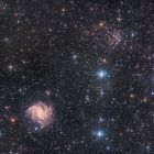 Feuerwerksgalaxie mit Sternhaufen NGC 6939