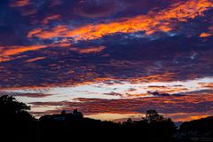 Feuerwolken über St. Margaretha