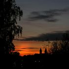 Feurige Dämmerung über Freising