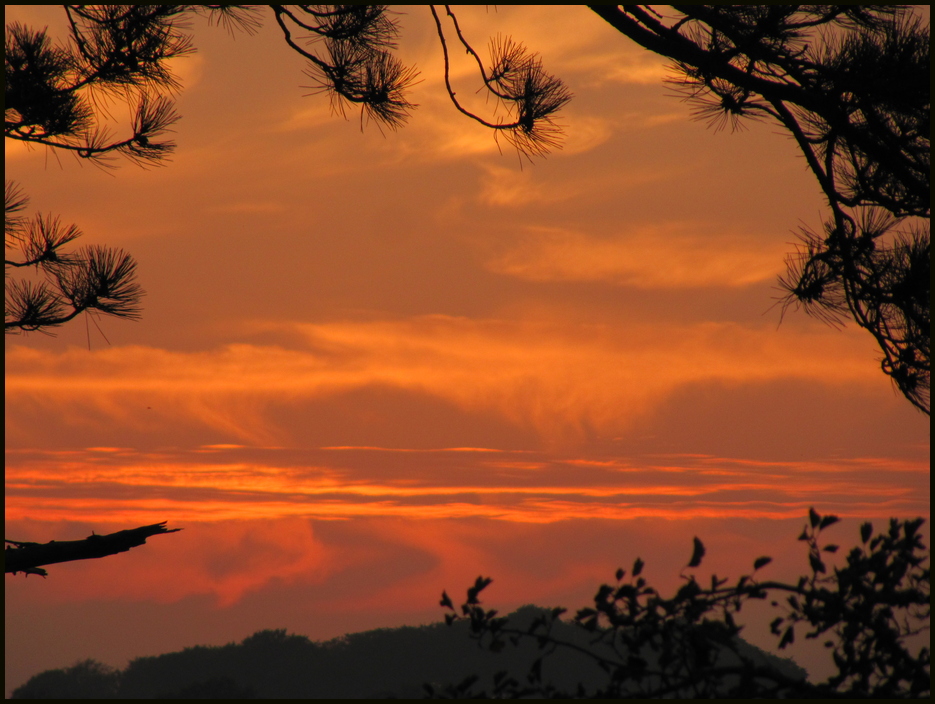 Feuriger Himmel