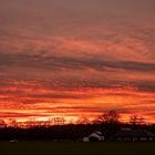 Feuriger Sonnenaufgang