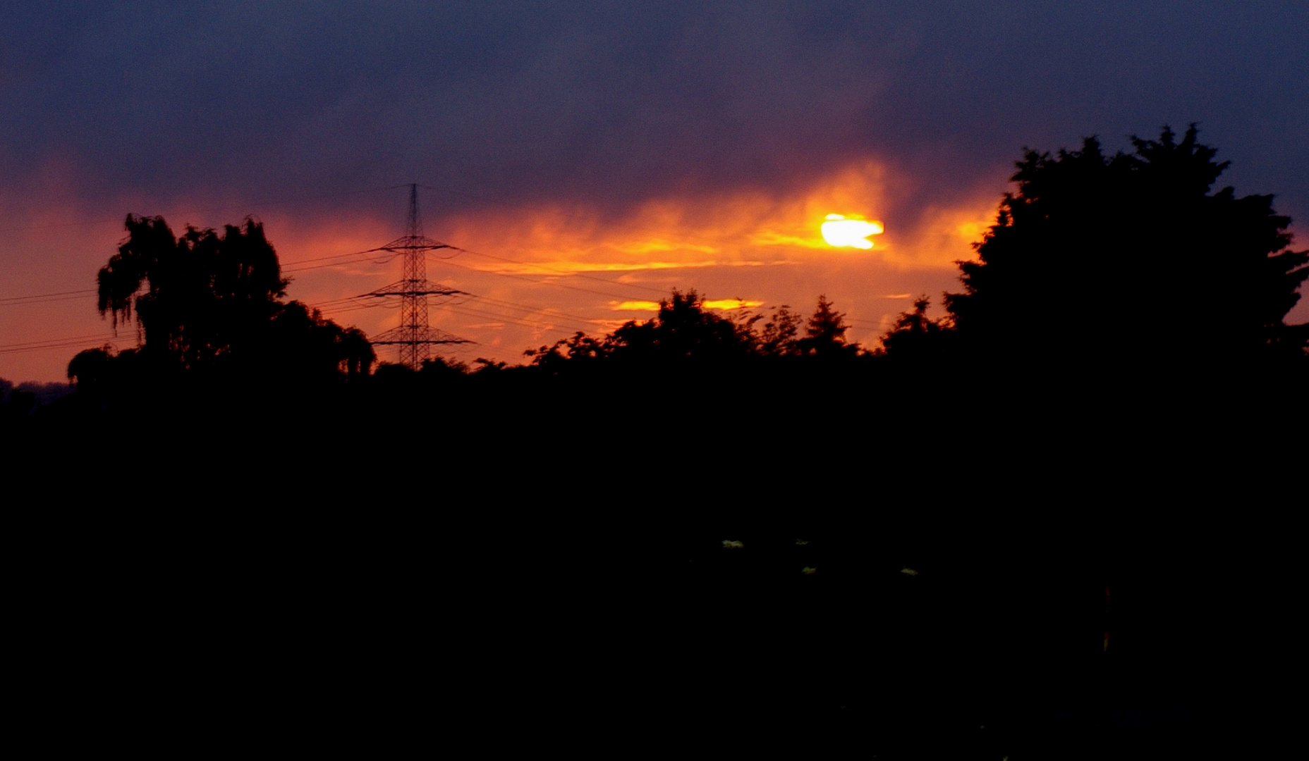 feuriger Sonnenaufgang