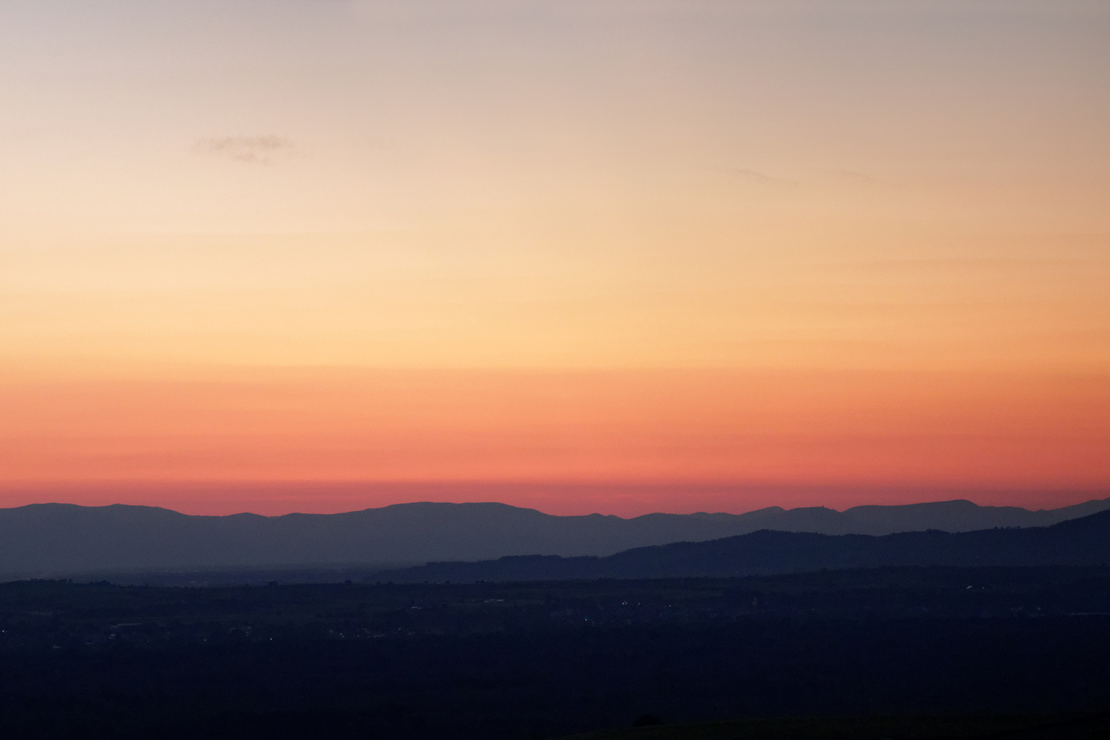 Feuriger Sonnenuntergang  