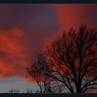 Feuriges Wolkenspiel