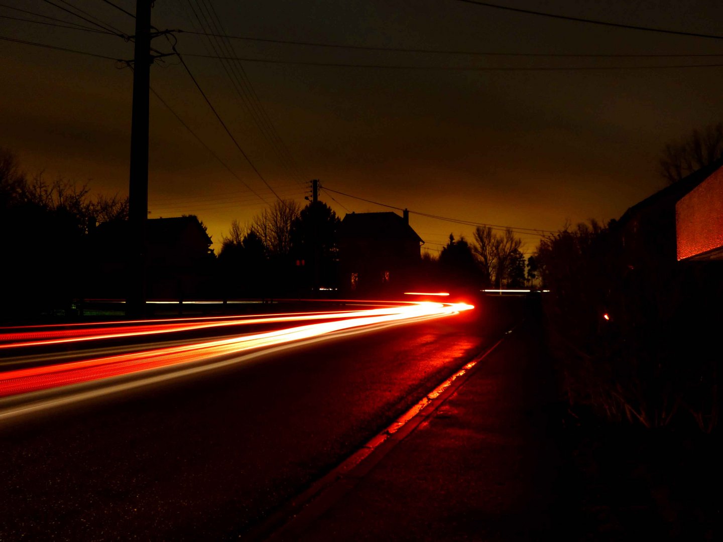 Feux dans la rue