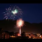 Feux d'artifice alpin