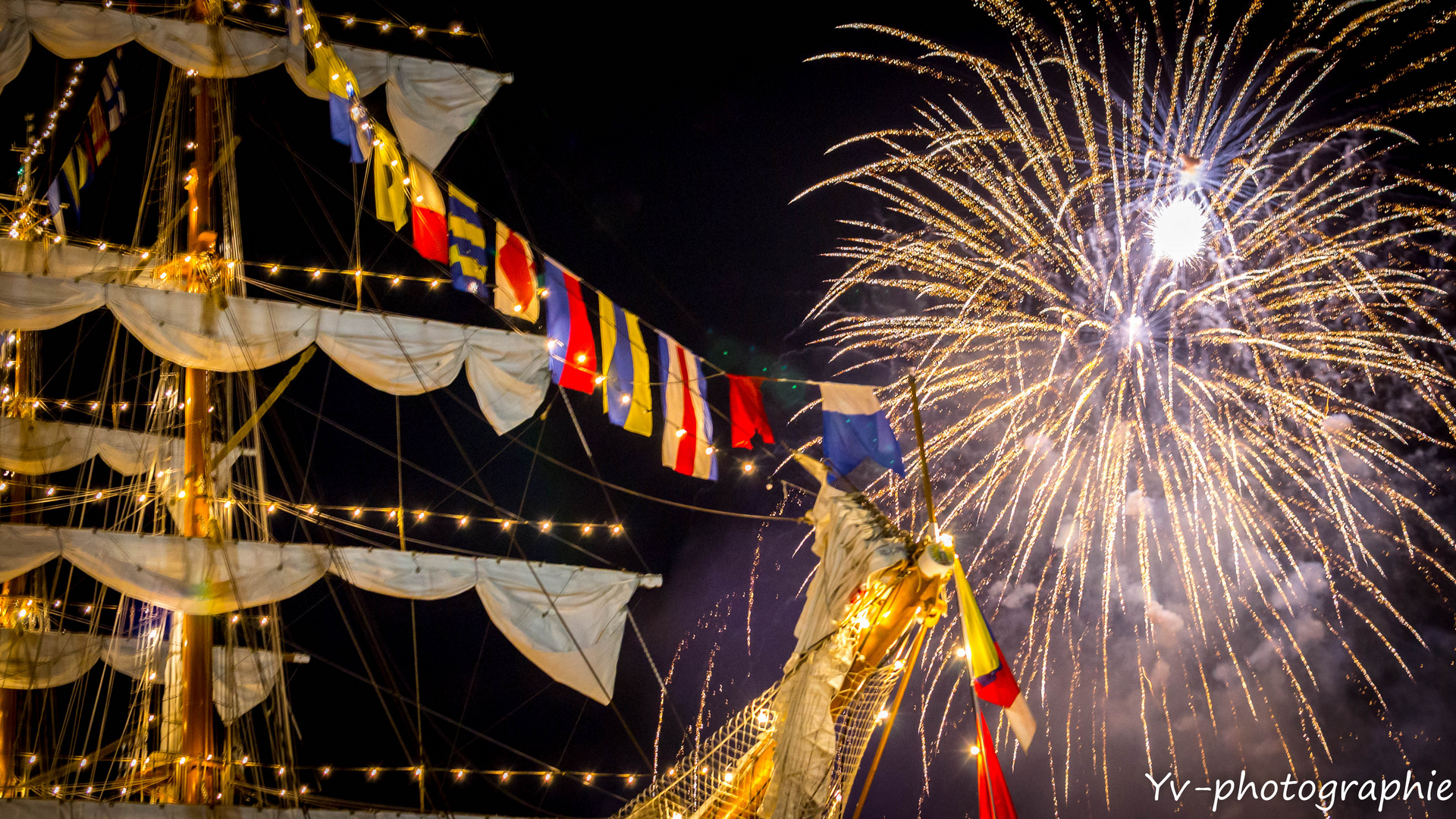 Feux d'artifice Armada Rouen 2013