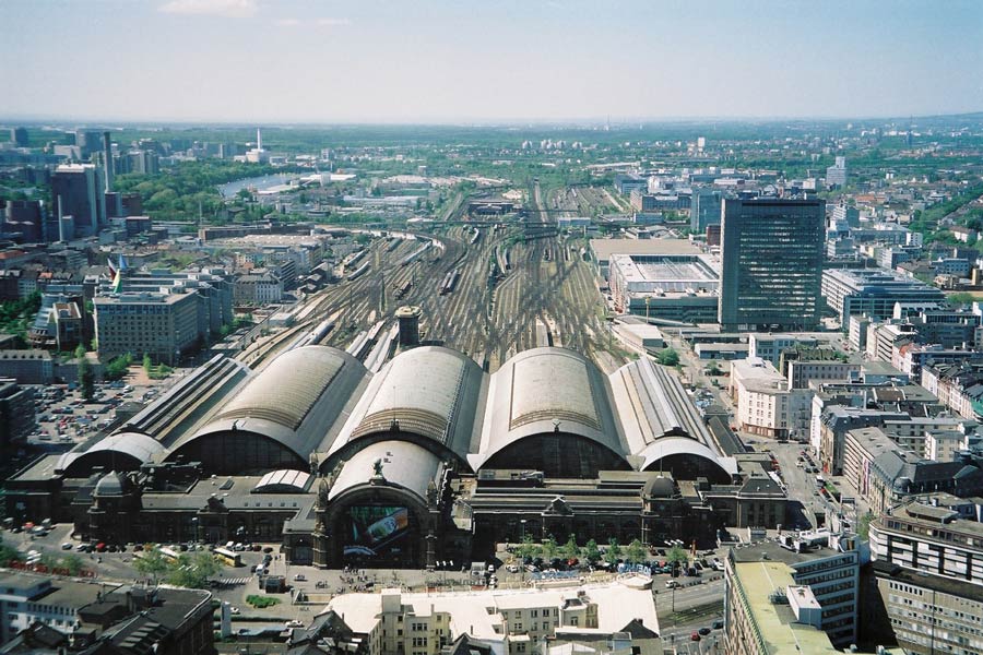 FFM, Hbf von oben
