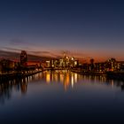 FFM Skyline, Jupiter und Venus sind auch zu sehen 