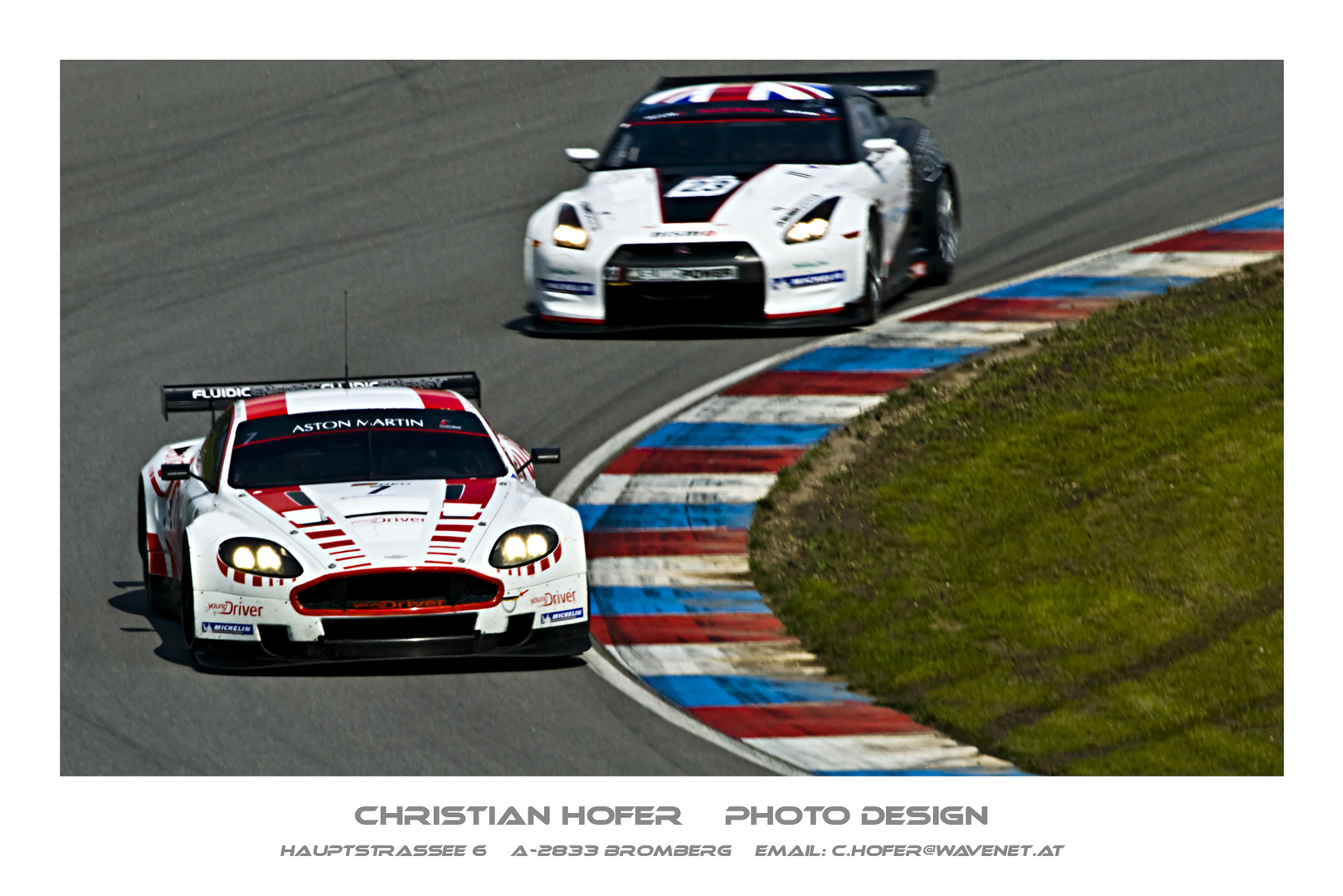 FIA GT1 Brno - Aston Martin / Nissan GTR