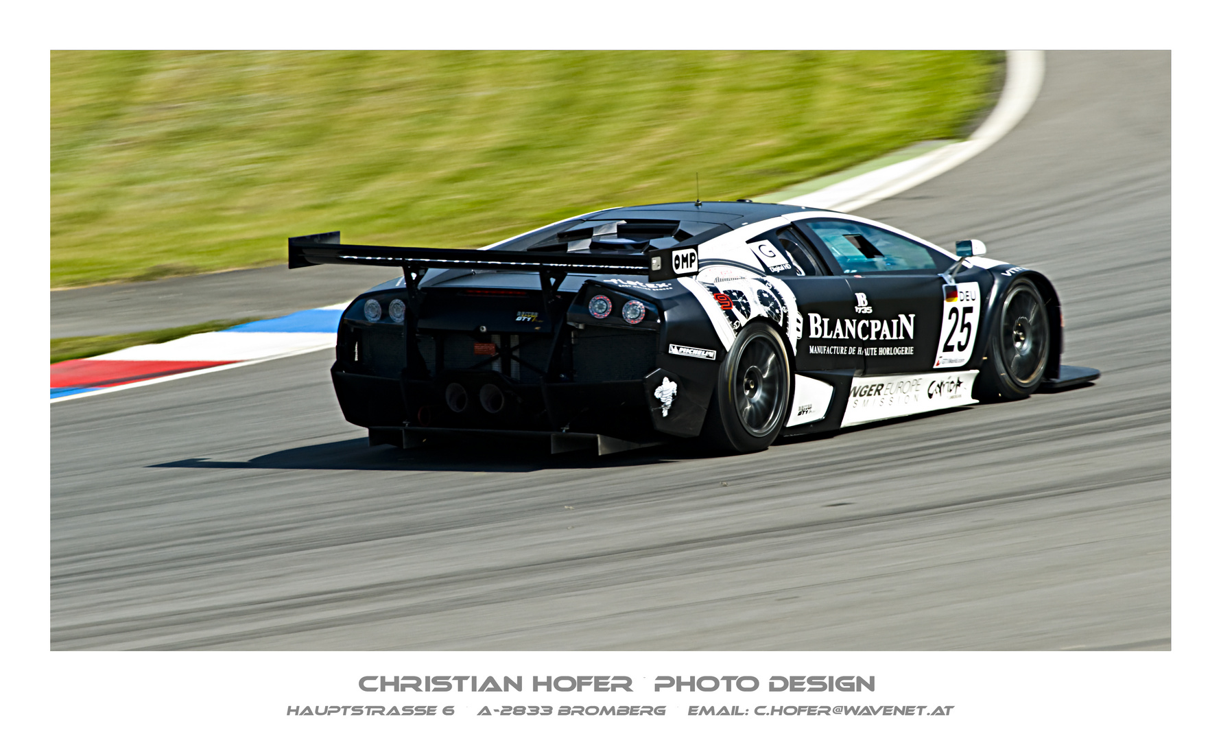 FIA GT1 Brno - Lamborghini Heckansicht