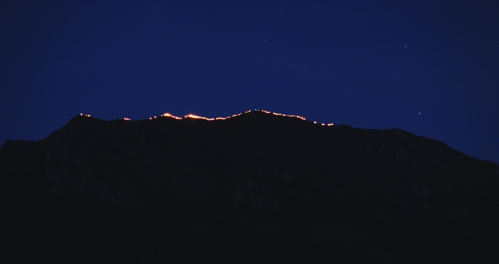 Fiaccolata in Punta Almana (1390 m)