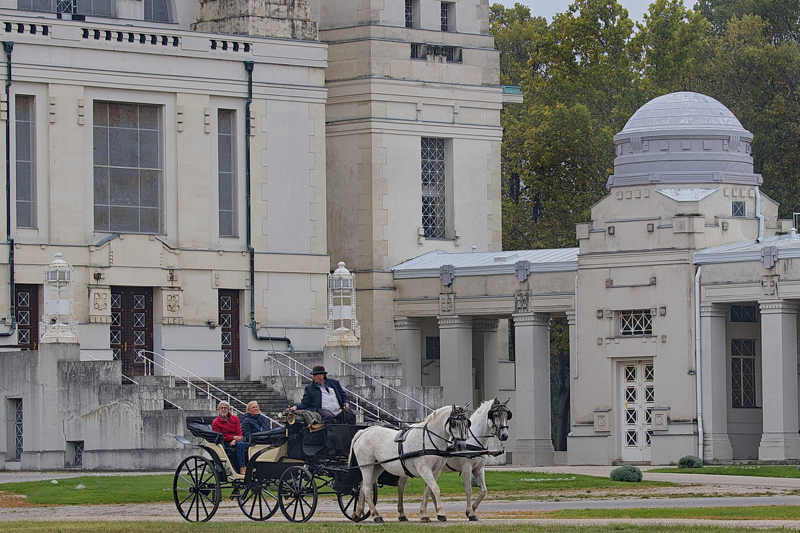 Fiaker am Wiener Zentralfriedhof