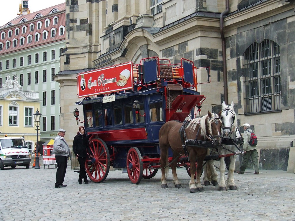 Fiaker an der Frauenkirche