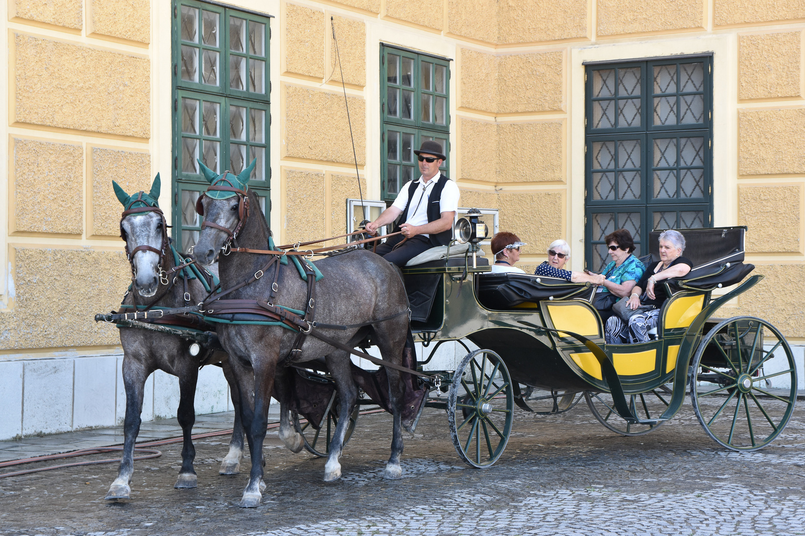 Fiaker im Schloss Schönbrunn