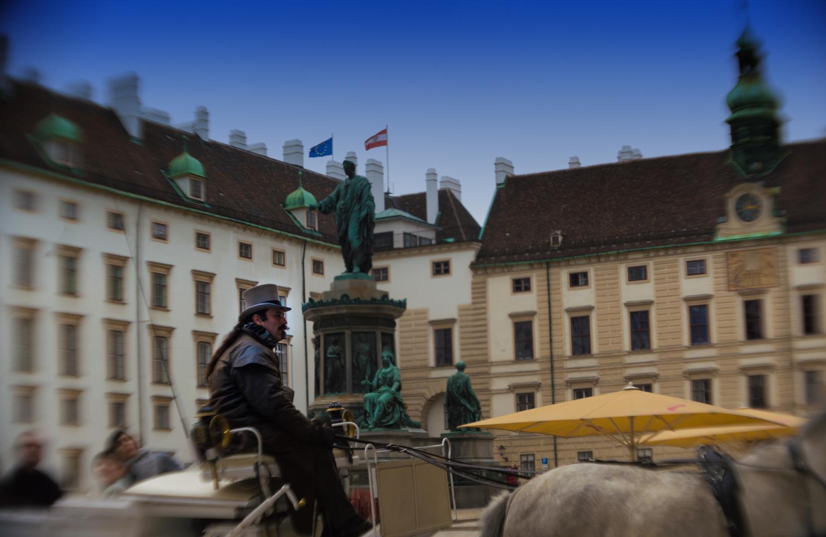 Fiakerfahrer in Wien