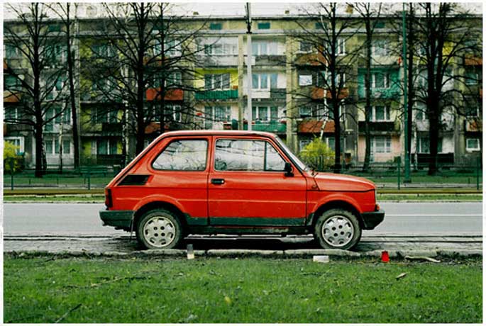 Fiat 123 in Krakau, Poland