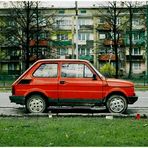 Fiat 123 in Krakau, Poland