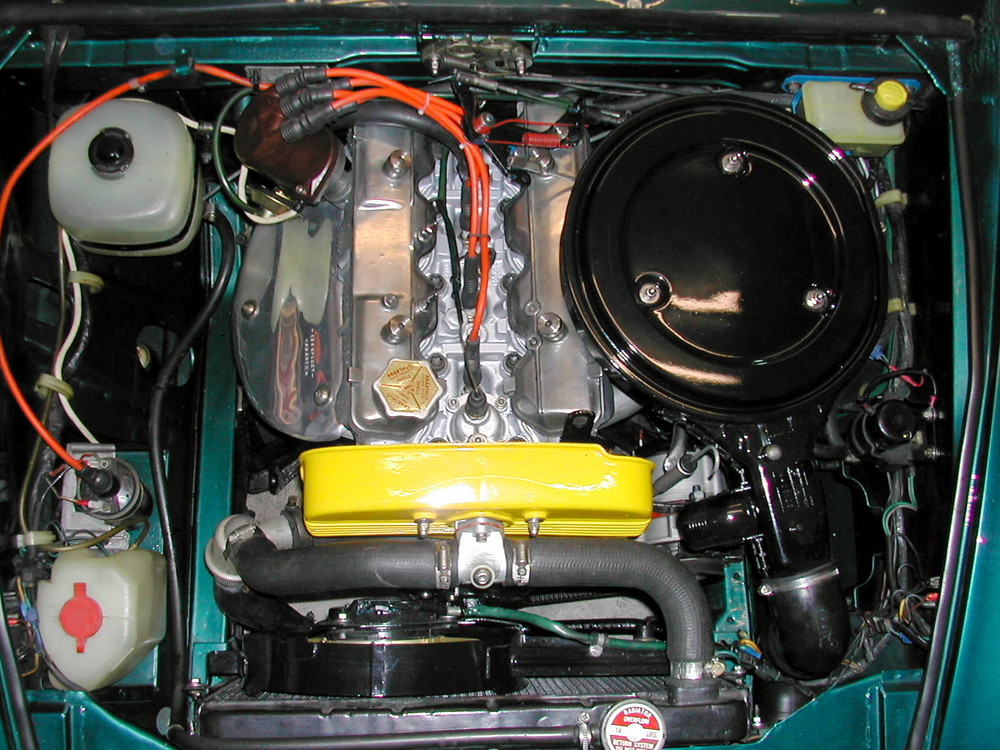 Fiat 124 Spider Motor Vergaser Modell 1979