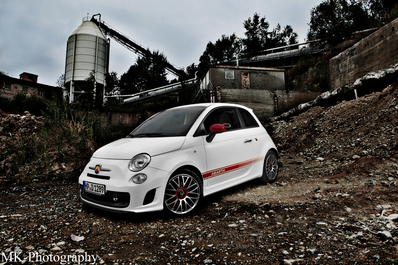 Fiat 500 Abarth -> 1. Versuch