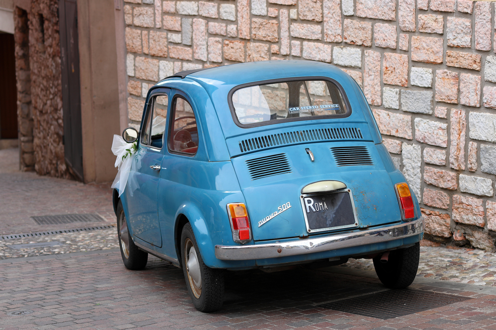 Fiat 500 Heckansicht