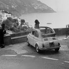 Fiat 500 in Positano