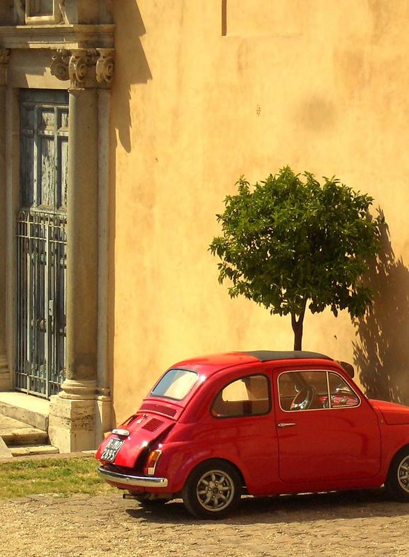 Fiat 500 in Rom